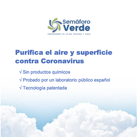 Purifica espacios y superficies